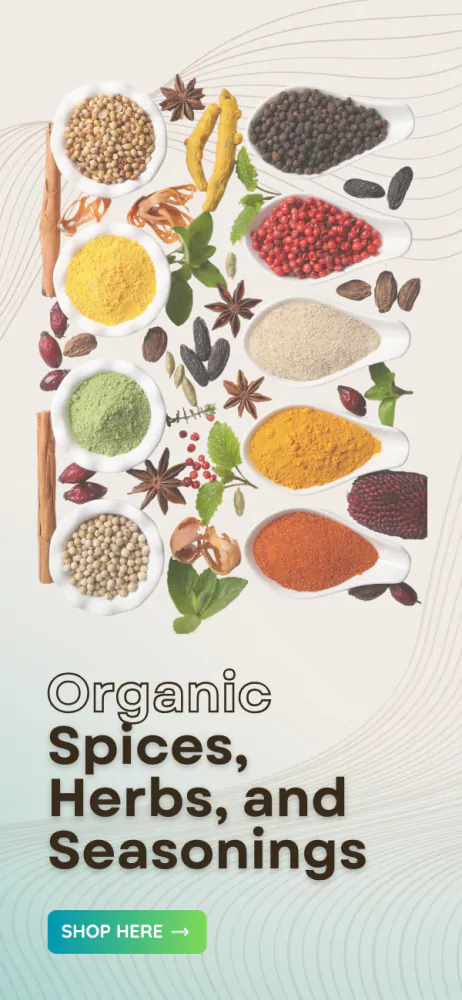 Organic Spices Herbs and Seasonings