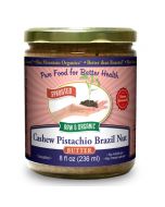 Cashew-Pistachio-Brazilnut Butter 8 oz, Sprouted, Organic