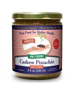 Cashew-Pistachio Butter 8 oz, Sprouted, Organic
