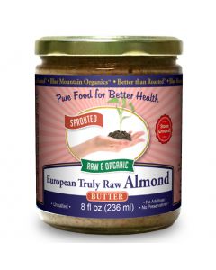 Almond Butter European Truly Raw, Sprouted, Organic 